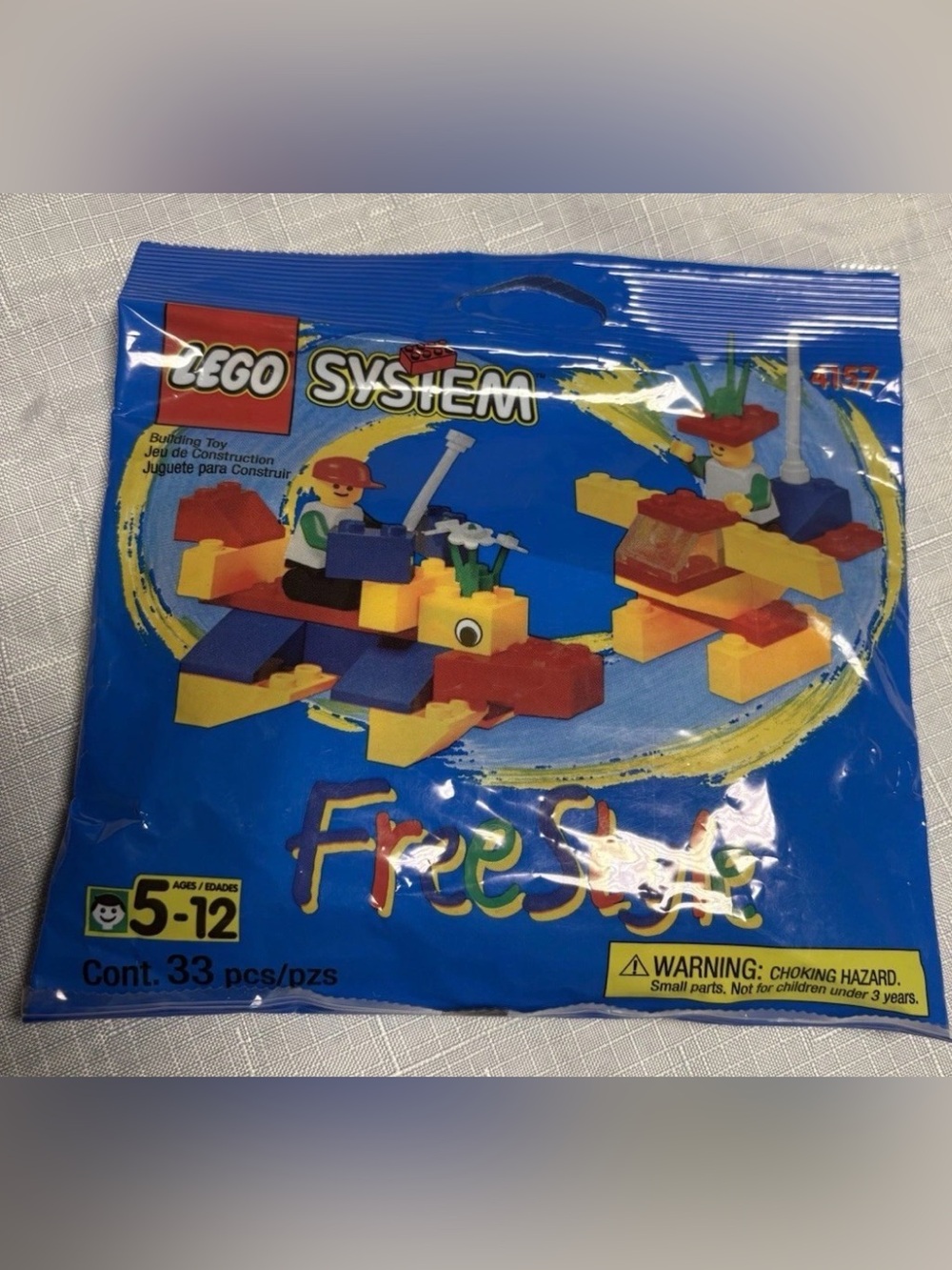 LEGO Set 4157 Freestyle Vintage 1997 Polybag New Sealed 2 Minifigures